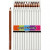 Colortime colouring pencils, lead: 5 mm, jumbo, 12 pcs, brown [HOB-38180]