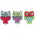 Novelty Buttons, W: 20 mm, H: 25 mm, 3 pcs [HOB-40338]