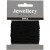 Polyester Cord, thickness 1 mm, 10 m, black [HOB-41745]