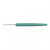 Crochet Hook, size 2.5, L: 13.3 cm, 1 pc, green [HOB-42381]