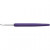 Crochet Hook, size 3, L: 13.3 cm, 1 pc, purple [HOB-42382]