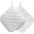Pot Holders, size 20x20 cm, 145 g/m2, 4 pcs, white [HOB-444601]