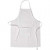 Apron, size 65x84 cm, 210 g/m2, 1 pc, white [HOB-444640]