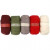 Carded Wool, 5x100 g, rustic harmony [HOB-45126]