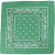 Printed Bandana, size 55x55 cm, 1 pc, dark green [HOB-49748]