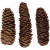 Abies Cone, D: 40 mm, approx. 14 pc, 300 g [HOB-50236]