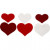 Hearts, H: 35+40+50 mm, thickness 1.5 mm, 225 pcs [HOB-504651]