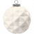 Terracotta Ornament, D: 8 cm, H: 9 cm, 6 pcs, white [HOB-50564]