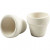 Flower Pots, D: 5.2 cm, H: 4.6 cm, 48 pcs, white [HOB-50649]