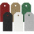 Manila Tags, size 5x10 cm, 300 g, 6x15 pcs, asstd. colours [HOB-50978]