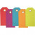 Manila Tags, size 5x10 cm, 250 g, 20 pcs, asstd. colours [HOB-510080]