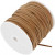 Faux suede cord, 3 mm, 100 m, light brown [HOB-51521]