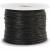 Leather Cord, thickness 1 mm, 50 m, black [HOB-51526]