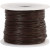 Leather Cord, thickness 1 mm, 50 m, brown [HOB-51527]