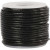 Leather Cord, thickness 1 mm, 10 m, black [HOB-51548]