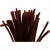 Pipe Cleaners, thickness 6 mm, L: 30 cm, 50 pcs, antique red [HOB-51612]