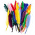 Feathers, L: 17-20 cm, 250 pcs, asstd colours [HOB-51675]