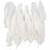 Feathers, approx. 15 cm, 350 pcs, white [HOB-51683]