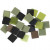 Mini Mosaic, size 10x10 mm, thickness 2 mm, 25 g, green harmony [HOB-51925]