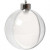Baubles to Decorate, D: 8 cm, 5 pcs [HOB-52141]