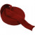 Knitted Tube, W: 60 mm, 10 m, antique red [HOB-53806]