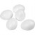 Polystyrene Eggs, H: 8 cm, 50 pcs, white [HOB-543241]
