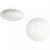 Ufo, D: 20 mm, thickness 10 mm, 10 pcs, white [HOB-543840]