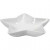 Starshaped Dish, size 20x20 cm, H: 3 cm, 1 pc, white [HOB-55516]