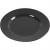 Side Plates, D: 19 cm, 6 pcs, black [HOB-55590]