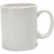 Porcelain Mug, H: 7 cm, D: 6 cm, 1 pc, white [HOB-555960]