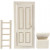 Elf Door, size 8x18 cm, 1 set, plywood [HOB-55961]