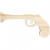 Pistol, L: 20.5 cm, H: 9.5 cm, 1 pc, pine [HOB-56138]