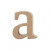 Letter, H: 8.2 cm, thickness 2 cm, 1 pc, MDF [HOB-56240]