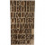 Wooden Letters, Numbers and Symbols, H: 13 cm, thickness 2 cm, 160 pcs, MDF [HOB-56348]