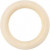 Curtain Ring, D: 55 mm, inner size 40 mm, 6 pcs, grass wood [HOB-56499]