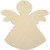 Angel, size 12x11 cm, 6 pcs, pine [HOB-566310]