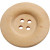 Wooden Buttons, D: 40 mm, hole size 3 mm, 6 pcs, china berry [HOB-56688]