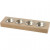 Tea Light Candle Holder, size 25x7 cm, H: 2.5 cm, 1 pc, MDF [HOB-56707]