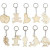 Key Hanger, size 5.5x5.5 cm, thickness 2 mm, 30 pcs, plywood [HOB-56838]