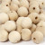 Wooden Bead, D: 20 mm, hole size 4 mm, 200 pcs, china berry [HOB-57061]
