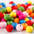 Wooden Beads Mix, D: 8 mm, hole size 1.5-2 mm, 16 g, asstd colours [HOB-571060]