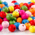 Wooden Beads Mix, D: 8 mm, hole size 1.5-2 mm, 500 g [HOB-57106]