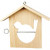 Bird Feeding House, size 19x21 cm, 1 pc, pine [HOB-576240]