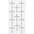 Rhinestone Stickers, size 35x25 mm, 11 pcs, silver [HOB-586043]