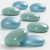 Glass Deco, D: 18-20 mm, thickness 8 mm, 370 g, turquoise [HOB-591008]