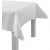 Imitation Fabric Table Cloth, W: 125 cm, 70 g/m2, 10 m, white [HOB-594001]