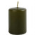 Candles, D: 40 mm, H: 60 mm, 12 pcs, dark green [HOB-596015]
