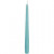Candles, D: 2.2 cm, H: 24.5 cm, 4 pcs, turquoise [HOB-597008]
