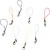 Mobile Phone Strap, L: 7 cm, 10 pcs, asstd colours [HOB-601280]