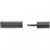 Magnetic Clasp, size 3x14 mm, hole size 2 mm, 40 pcs, silver-plated [HOB-60132]